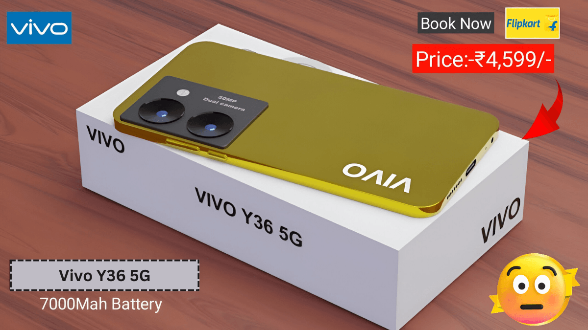 Vivo Y36 5G 5000mAh बैटरी और 44W फास्ट चार्जिंग के साथ परफेक्ट बजट फोन जानिए Best कीमत और स्पेसिफिकेशन