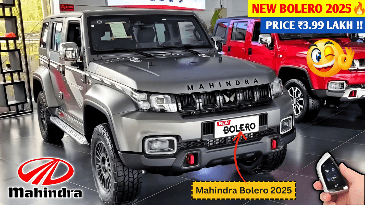 Mahindra Bolero 2025 भारत के मार्केट में आ रही है तगड़ी और धांसू लुक के साथ Best माइलेज देने वाली ये कार