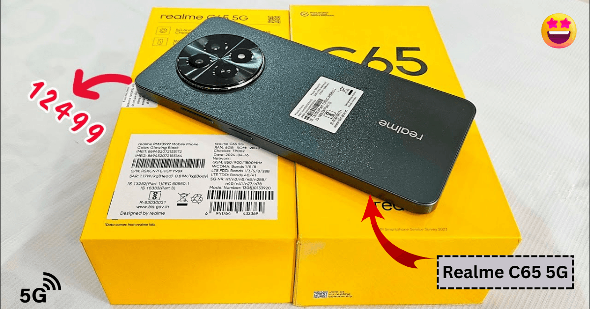 Realme C65 5G: oppo की धज्जिया उड़ाने आ चुका है रियलमी का ये धांसू 5G फोन DSLR जैसे फाडू कैमरे के साथ, जाने Best कीमत