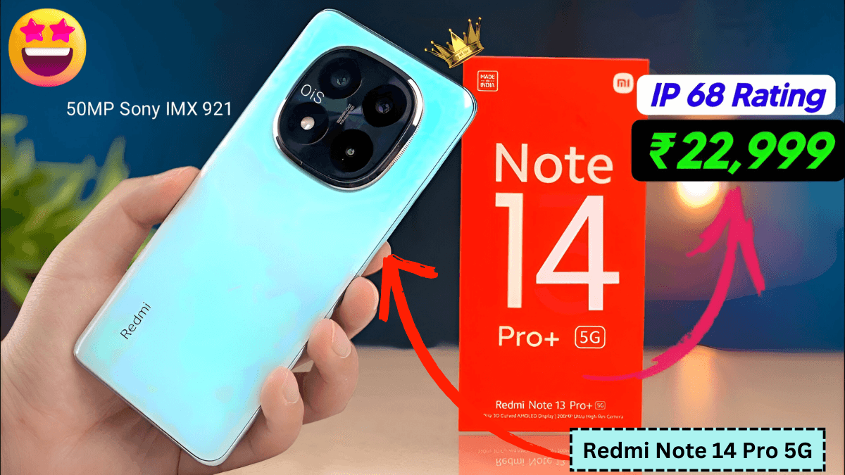 Redmi Note 14 Pro 5G रेडमी का नया डिजाइन 50MP के कैमरे के साथ ये सेल्फी किंग 5G स्मार्टफोन लॉन्च!Best स्पेशफिकेशन