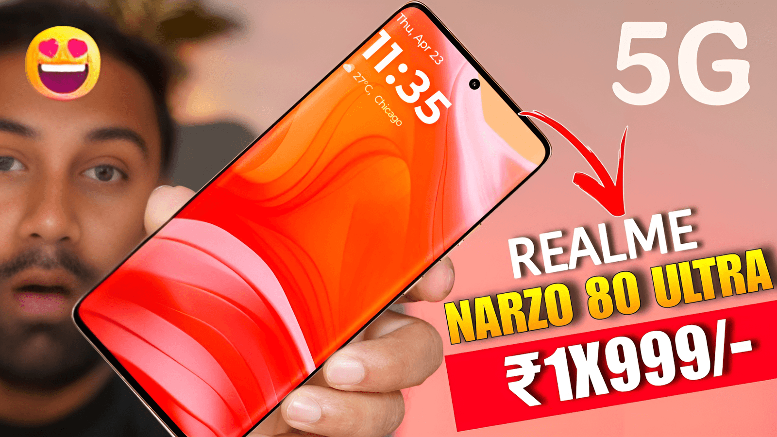 Realme Narzo 80: दमदार डिजाइन में पेश हो रहा है रियलमी का यह ये सुपर 5G स्मार्टफोन 50MP ड्यूल कैमरे के साथ!ये है best कीमत
