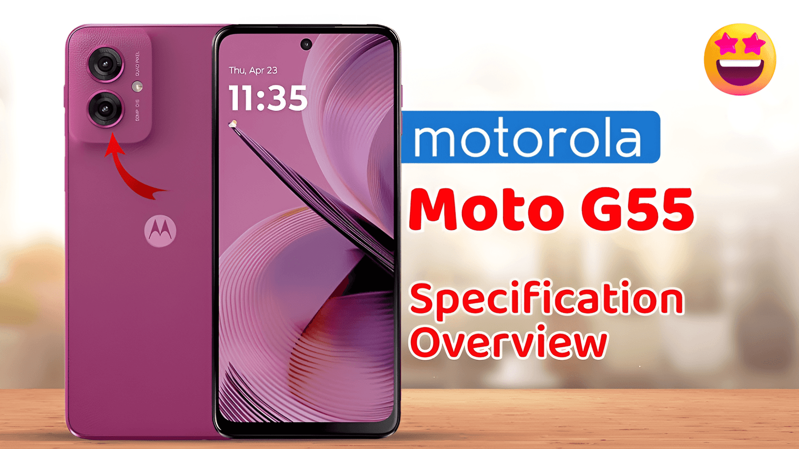 128GB रैम और 6500mAh की दमदार बैटरी के साथ Motorola Moto G55 स्मार्टफोन हुआ लॉन्च जाने कीमत और स्पेसिफिकेशन
