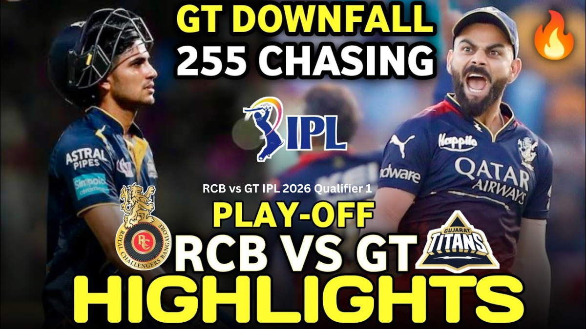 RCB vs GT IPL 2026 Qualifier 1: RCB Thrash Gujarat Titans by 92 Runs to Reach Final! Full Scorecard & Highlights