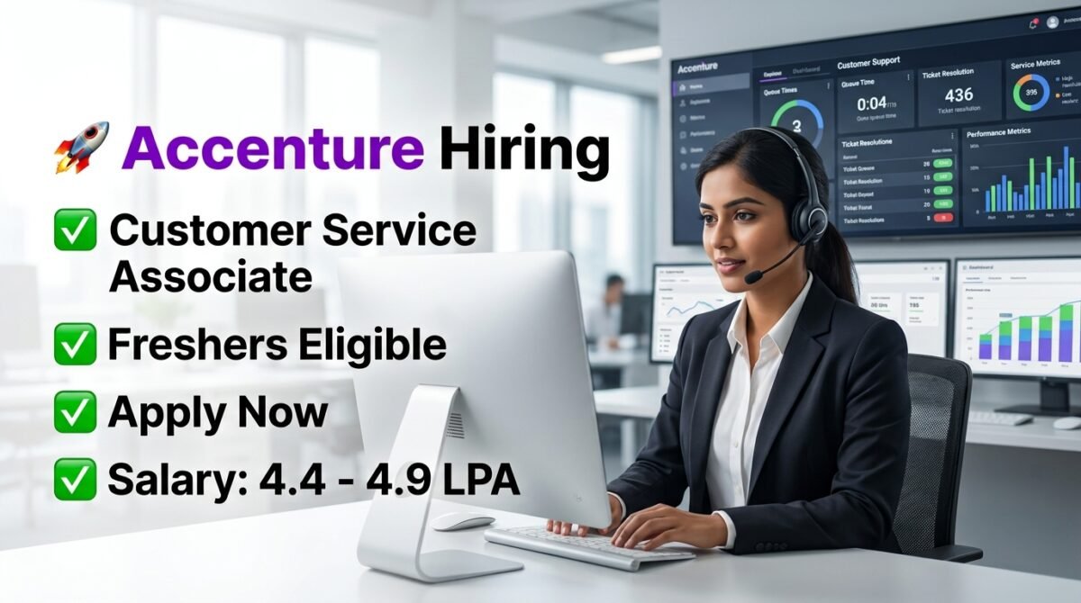 Accenture Hiring Customer Service Associate