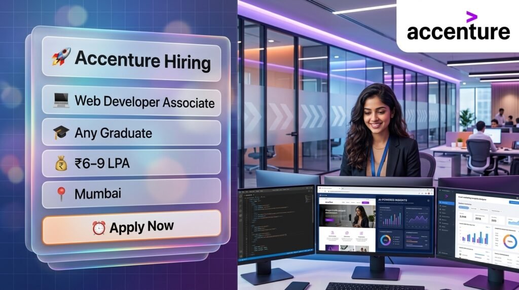 Accenture Web Developer Associate Hiring