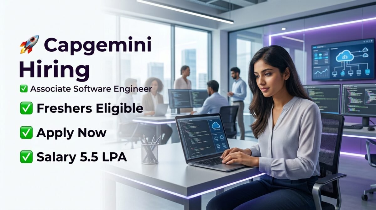 Capgemini Hiring Associate Software Engineer