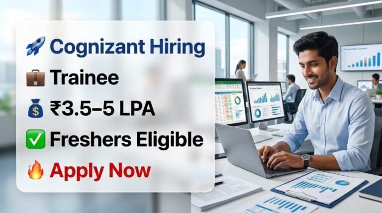 Cognizant Hiring Trainee