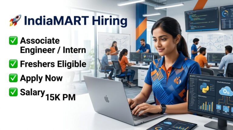IndiaMART Hiring Associate Engineer
