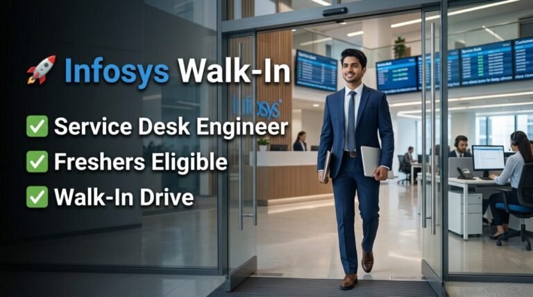 Infosys Walk-In Recruitment Drive