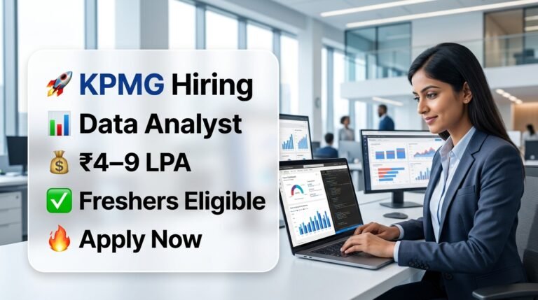 KPMG India Hiring Data Analyst