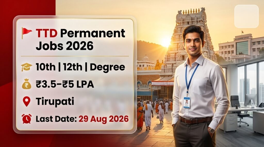 TTD Permanent Jobs 2026