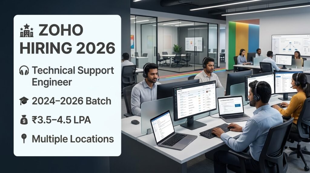 Zoho Corporation Hiring